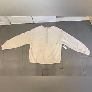 Old Navy Maternity Cream Fleece Sweater